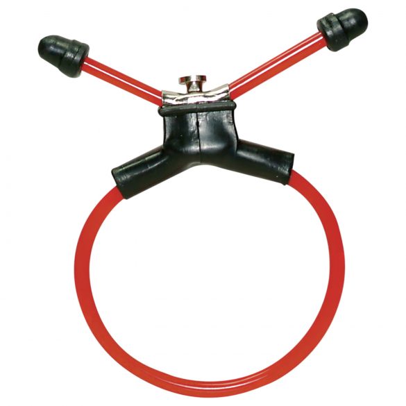 You2Toys - Adjustable Penis Ring (Black-Red)