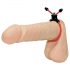 You2Toys - Adjustable Penis Ring (Black-Red)