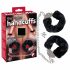 You2Toys - Plush Handcuffs with Long Chain - Black 