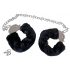 You2Toys - Plush Handcuffs with Long Chain - Black 