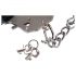 You2Toys - Plush Handcuffs with Long Chain - Black 