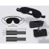 Bad Kitty - Handcuffs and Blindfold (Black) 