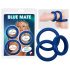 You2Toys - Thick-Walled Silicone Ring Trio (Blue) 