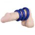 You2Toys - Thick-Walled Silicone Ring Trio (Blue) 