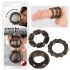 You2Toys - Assorted Cock Rings Set (3pcs) - Smoke Color 