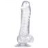 Crystal Clear Suction Cup Dildo 