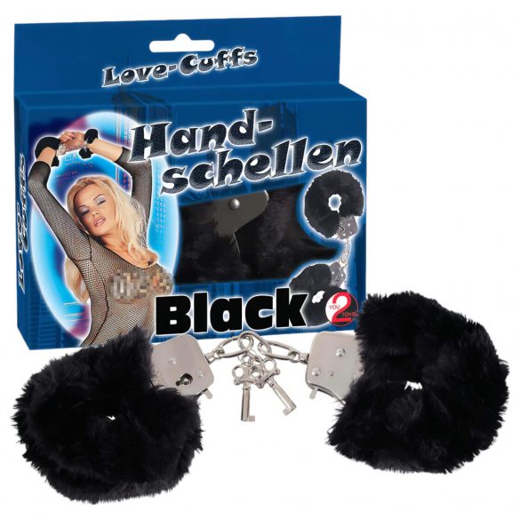 You2Toys - Plush Handcuffs - Black 