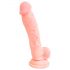 Silicone Dildo (18cm) - Natural 