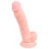 Silicone Dildo (18cm) - Natural 