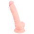 Silicone Dildo (18cm) - Natural 