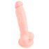 Silicone Dildo (18cm) - Natural 