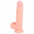 Medical Straight Silicone Dildo (20cm) - Natural 