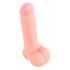 Medical Straight Silicone Dildo (20cm) - Natural 