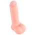 Medical Straight Silicone Dildo (20cm) - Natural 