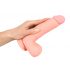 Medical Straight Silicone Dildo (20cm) - Natural 