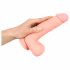 Medical Straight Silicone Dildo (20cm) - Natural 