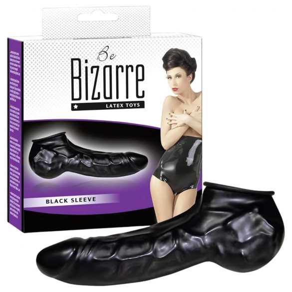 You2Toys - Latex Penis and Testicle Sheath (Black) - Be Bizarre 