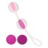 Geisha Balls 2 - Adjustable Kegel Ball Set (Pink-White) 