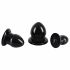 You2Toys - Stretching Plug Kit - Anal Dildo Set - 3pcs (Black) 