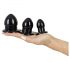 You2Toys - Stretching Plug Kit - Anal Dildo Set - 3pcs (Black) 