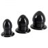 You2Toys - Stretching Plug Kit - Anal Dildo Set - 3pcs (Black) 