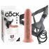 King Cock Strap-on 8 - Natural Strap-on Dildo 