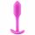 b-vibe Snug Plug 1 - Anal Dildo with Internal Weight (55g) - Pink 