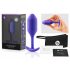 b-vibes Snug Plug 2 Double Bead Anal Dildo (114g) - Purple 