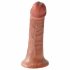 King Cock 6 Dildo (6 Inch) - Brown 