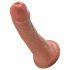 King Cock 6 Dildo (6 Inch) - Brown 