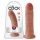 King Cock 8 Dildo (20 cm) - Dark Natural