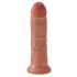 King Cock 8 Dildo (20 cm) - Dark Natural