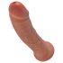 King Cock 8 Dildo (20 cm) - Dark Natural