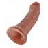 King Cock 8 Dildo (20 cm) - Dark Natural