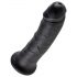 King Cock 8" Dildo (20 cm) - Black