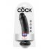 King Cock 8" Dildo (20 cm) - Black