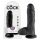 King Cock 8 Ball Dildo (20 cm) - Black