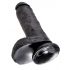 King Cock 8 Ball Dildo (20 cm) - Black