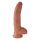 King Cock 9 Ballsy Dildo (23 cm) - Brown