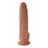 King Cock 9 Ballsy Dildo (23 cm) - Brown