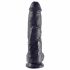 King Cock 10 Balls Dildo (10 inches) - Black