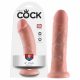 King Cock 8-inch Dildo - Natural 