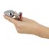 You2Toys - Diamond - 85g Aluminum Anal Dildo (Silver-Red) 