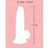 Nature Skin - Realistic Suction Cup Dildo - Natural (Small) 