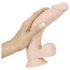 Nature Skin - Suction Cup Realistic Dildo - Natural (Medium) 