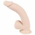 Nature Skin - Suction Cup Realistic Dildo - Natural (Medium) 