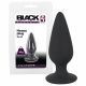 Black Velvet Heavy - 40g Anal Dildo (Black) 