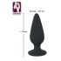 Black Velvet Heavy - 40g Anal Dildo (Black) 