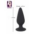 Black Velvet Heavy - 40g Anal Dildo (Black) 