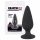 Black Velvet Heavy - 75g Anal Plug (Black)